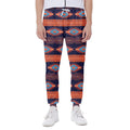 Blue And Orange Southwestern Print Joggers