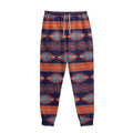 Blue And Orange Southwestern Print Sweatpants