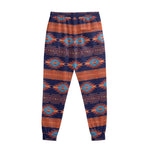 Blue And Orange Southwestern Print Sweatpants