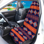 Blue And Orange Southwestern Print Waterproof Car Seat Cover