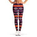 Blue And Orange Southwestern Print Women's Leggings