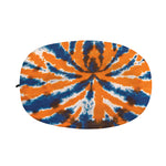 Blue And Orange Spider Tie Dye Print Car Side Mirror Covers