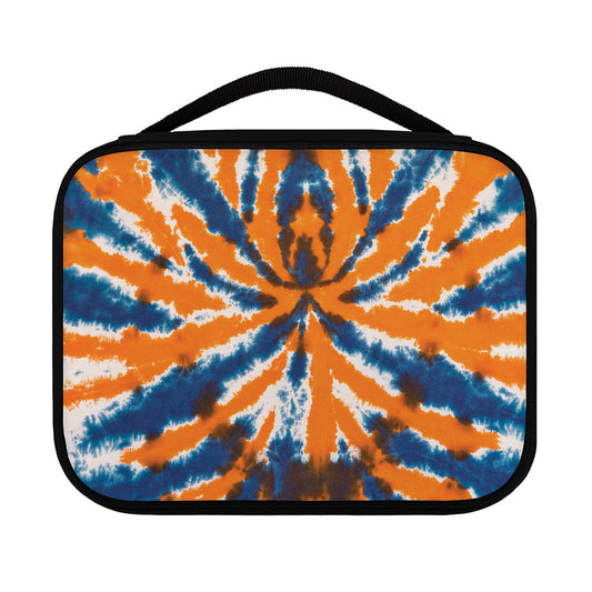 Blue And Orange Spider Tie Dye Print Classic Bible Case