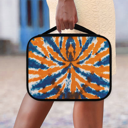 Blue And Orange Spider Tie Dye Print Classic Bible Case