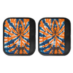 Blue And Orange Spider Tie Dye Print Handle Covers