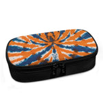 Blue And Orange Spider Tie Dye Print Insulin Cooler Travel Case