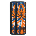 Blue And Orange Spider Tie Dye Print Refrigerator Handle Covers