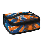 Blue And Orange Spider Tie Dye Print Small Lunch Bag