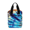 Blue And Orange Tie Dye Print Bible Tote Bag