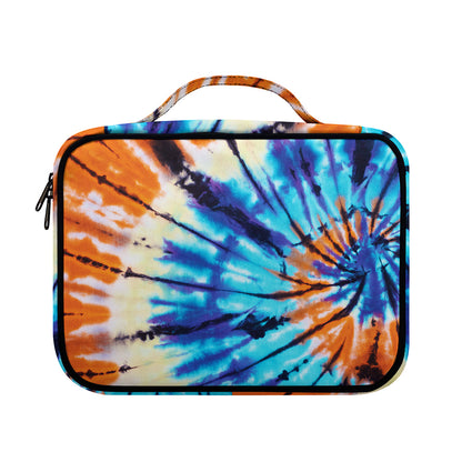 Blue And Orange Tie Dye Print Briefcase Bible Bag