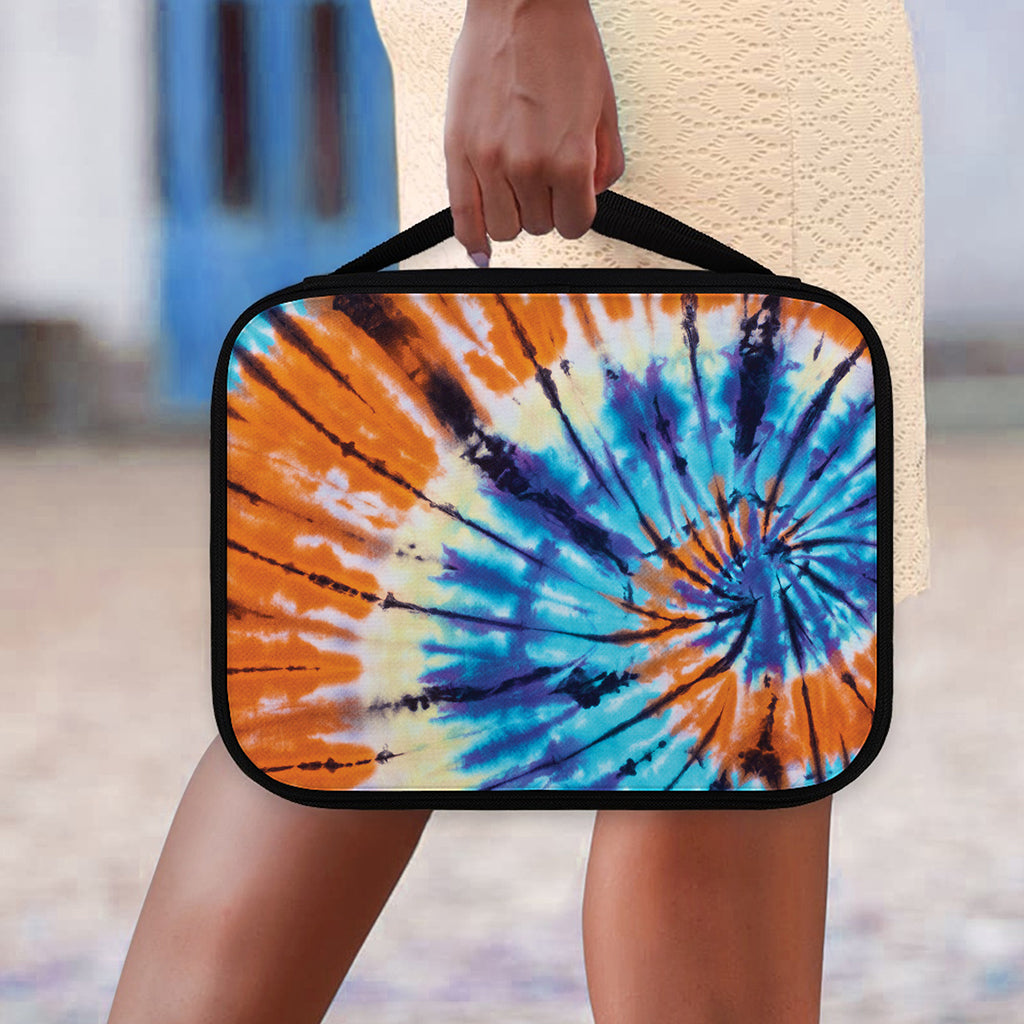 Blue And Orange Tie Dye Print Classic Bible Case