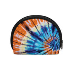 Blue And Orange Tie Dye Print Coin Purse