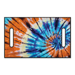Blue And Orange Tie Dye Print Golf Cart Seat Cover