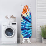 Blue And Orange Tie Dye Print Ironing Board Cover