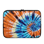 Blue And Orange Tie Dye Print Laptop Sleeve