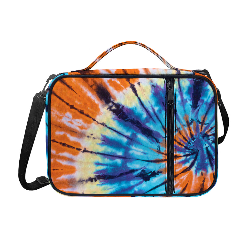 Blue And Orange Tie Dye Print Shoulder Strap Bible Bag