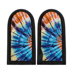 Blue And Orange Tie Dye Print Skillet Handle Cover