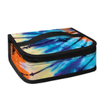 Blue And Orange Tie Dye Print Small Lunch Bag