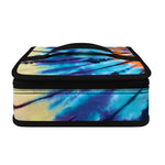 Blue And Orange Tie Dye Print Small Lunch Bag