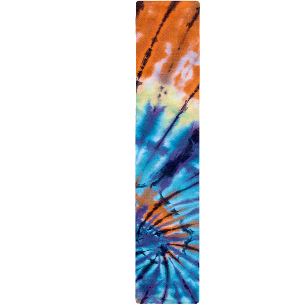Blue And Orange Tie Dye Print Table Runner