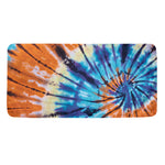 Blue And Orange Tie Dye Print Towel