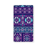 Blue And Pink Aztec Pattern Print Baby Crib Sheet