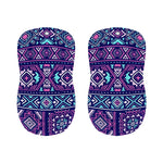 Blue And Pink Aztec Pattern Print Bar Stool Covers