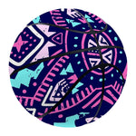 Blue And Pink Aztec Pattern Print Basketball