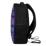 Blue And Pink Aztec Pattern Print Casual Backpack