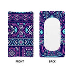 Blue And Pink Aztec Pattern Print Changing Pad Cover