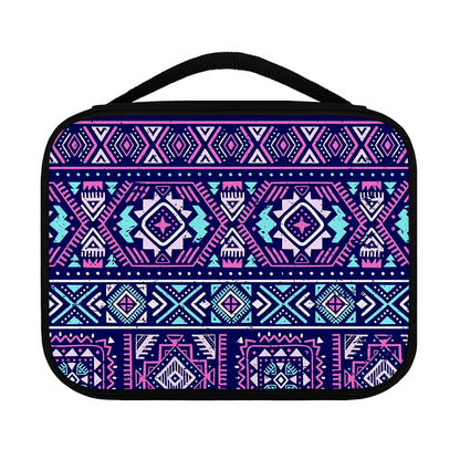 Blue And Pink Aztec Pattern Print Classic Bible Case
