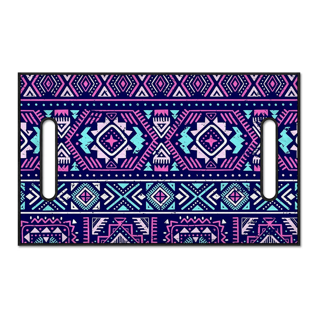 Blue And Pink Aztec Pattern Print Golf Cart Seat Cover