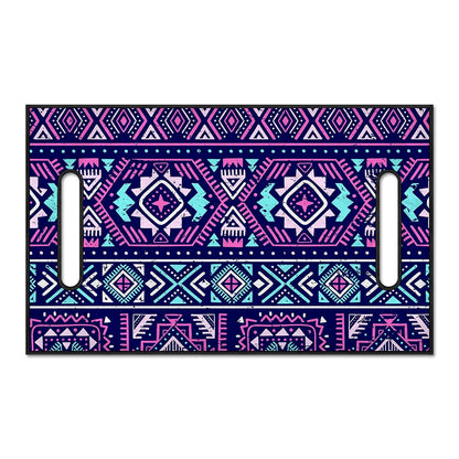 Blue And Pink Aztec Pattern Print Golf Cart Seat Cover