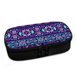 Blue And Pink Aztec Pattern Print Insulin Cooler Travel Case