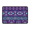 Blue And Pink Aztec Pattern Print Kitchen Mat