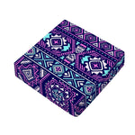 Blue And Pink Aztec Pattern Print Outdoor Seat Cushion Cover