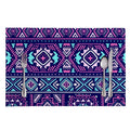 Blue And Pink Aztec Pattern Print Placemat
