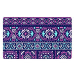 Blue And Pink Aztec Pattern Print Polyester Doormat
