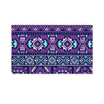 Blue And Pink Aztec Pattern Print Polyester Flag