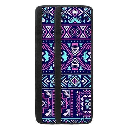 Blue And Pink Aztec Pattern Print Refrigerator Handle Covers