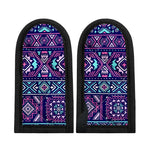 Blue And Pink Aztec Pattern Print Skillet Handle Cover
