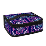 Blue And Pink Aztec Pattern Print Small Lunch Bag