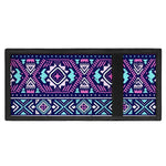 Blue And Pink Aztec Pattern Print Trifold Wallet