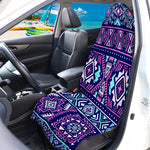 Blue And Pink Aztec Pattern Print Waterproof Car Seat Cover