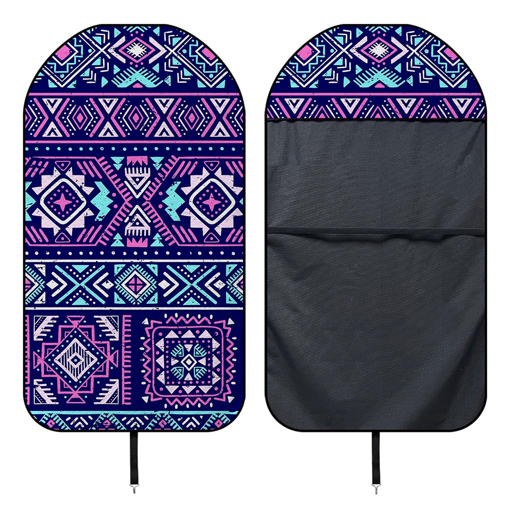 Blue And Pink Aztec Pattern Print Waterproof Car Seat Cover