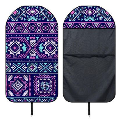 Blue And Pink Aztec Pattern Print Waterproof Car Seat Cover