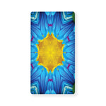 Blue And Pink Flowers Kaleidoscope Print Baby Crib Sheet