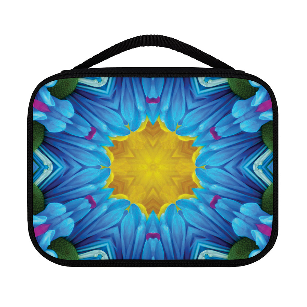 Blue And Pink Flowers Kaleidoscope Print Classic Bible Case