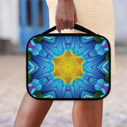 Blue And Pink Flowers Kaleidoscope Print Classic Bible Case