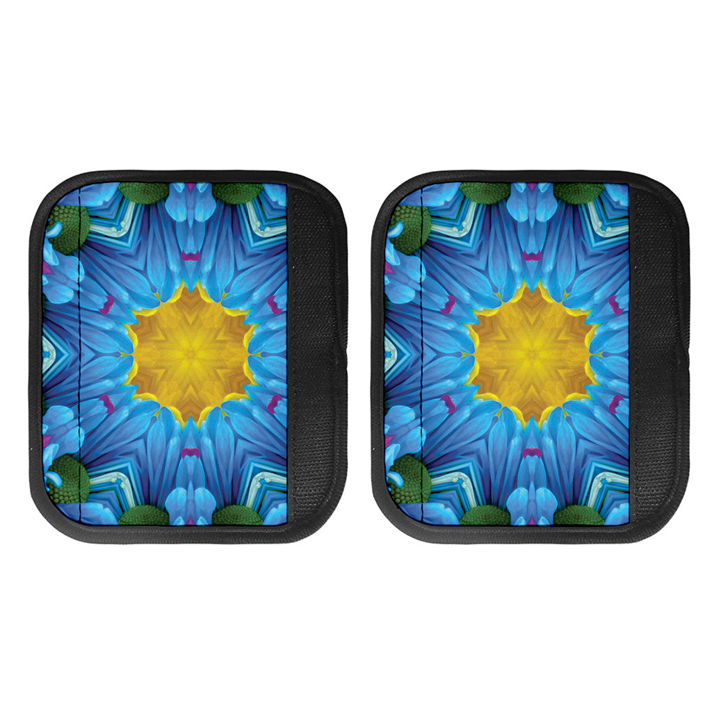 Blue And Pink Flowers Kaleidoscope Print Handle Covers